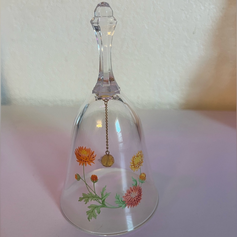 VINTAGE 80’s Avon November Birthday Crystal Bell